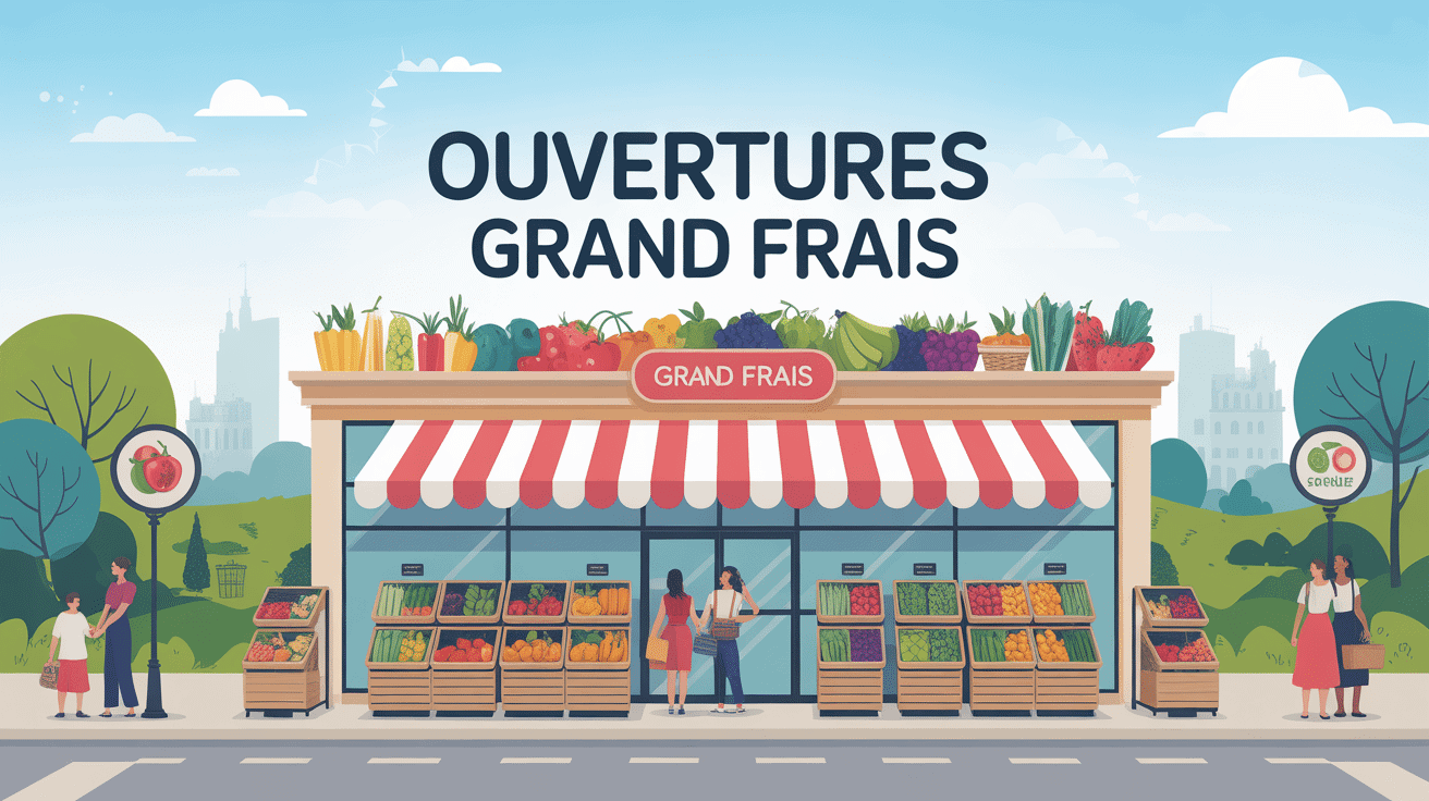 prochaines ouvertures grand frais illustration façade magasin France