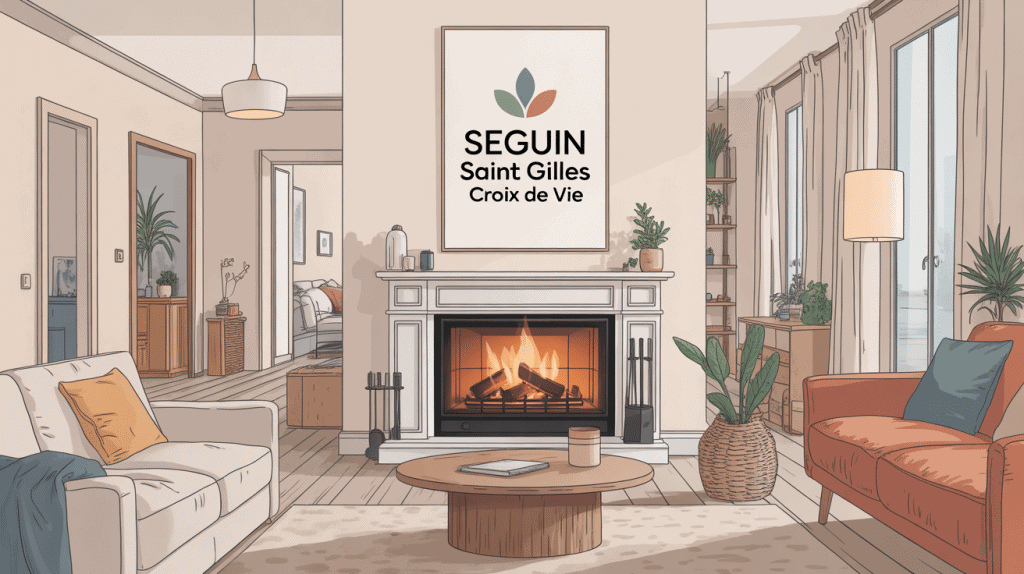 Poêle Seguin Saint Gilles Croix de Vie intérieur côtier