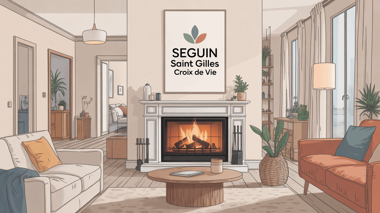 Poêle Seguin Saint Gilles Croix de Vie intérieur côtier