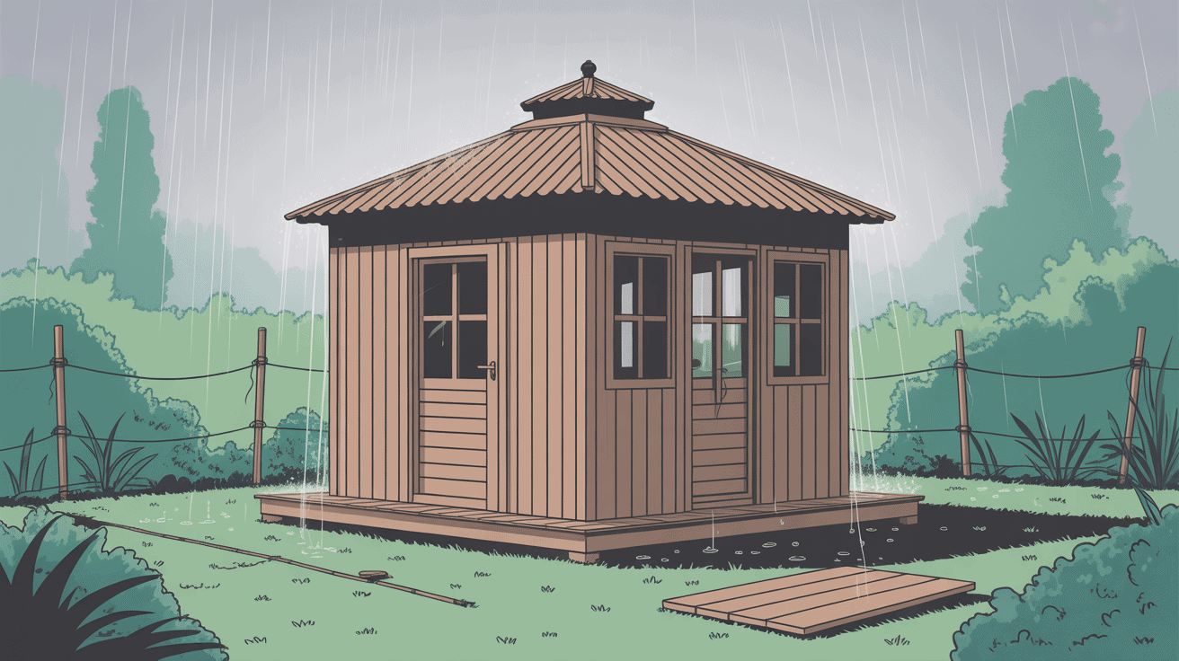 illustration polémique cabanon Action jardin