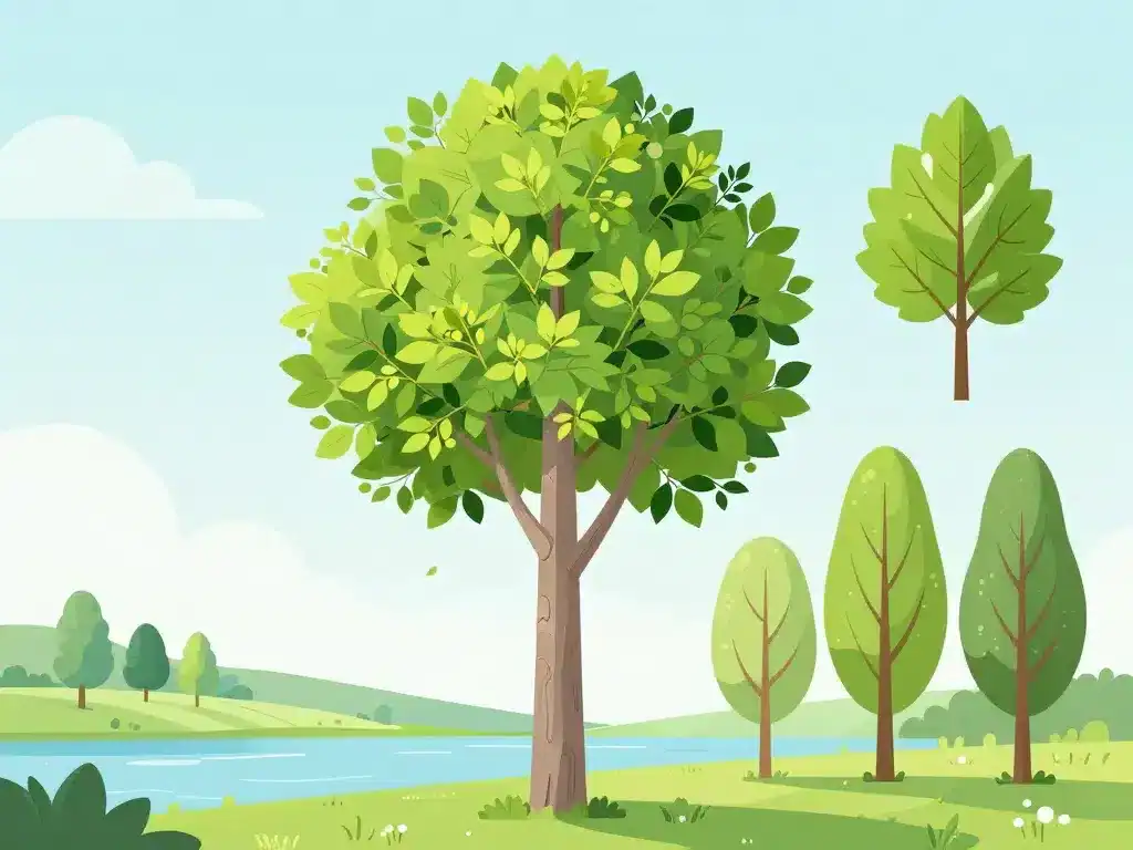 Peuplier gros plan feuillages écorce espèces principales