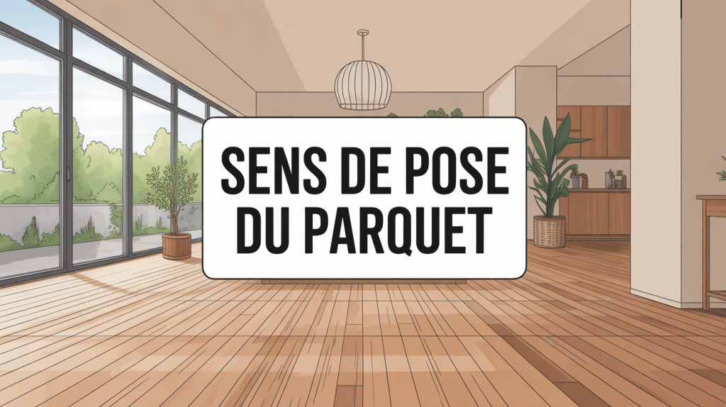 dans quel sens poser le parquet vue sol lumineux