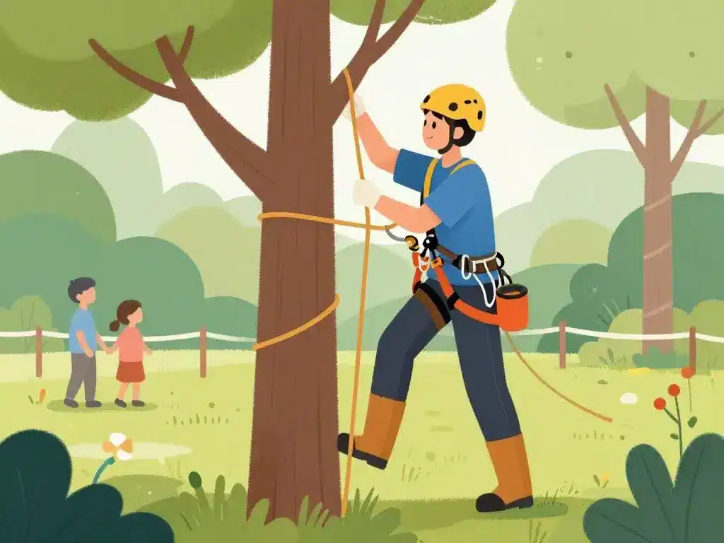 élagueur sécurité chantier élagage