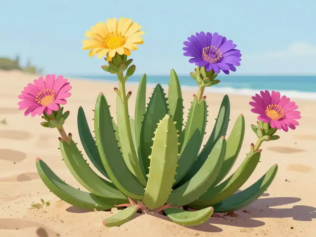 griffe de sorcière feuilles triangulaires fleurs identification