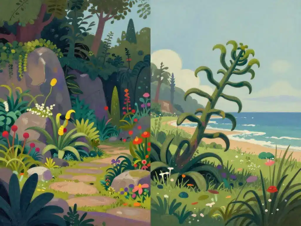 griffe de sorcière plante ornementale et invasive jardin