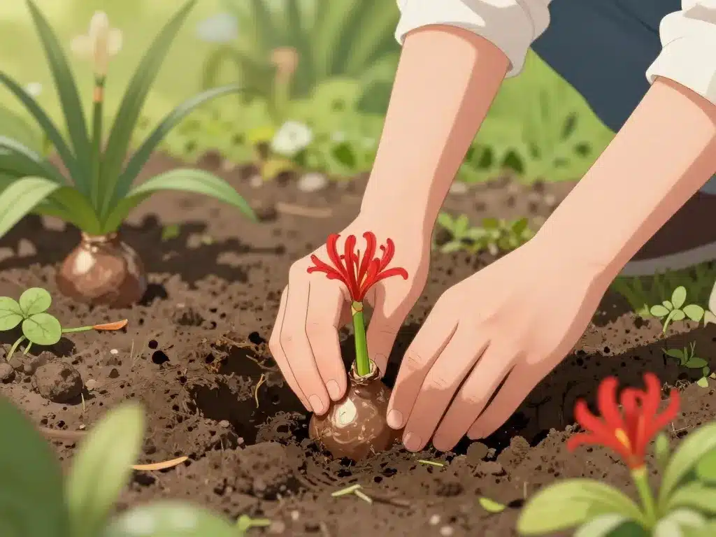 planter lycoris rouge conseils jardin