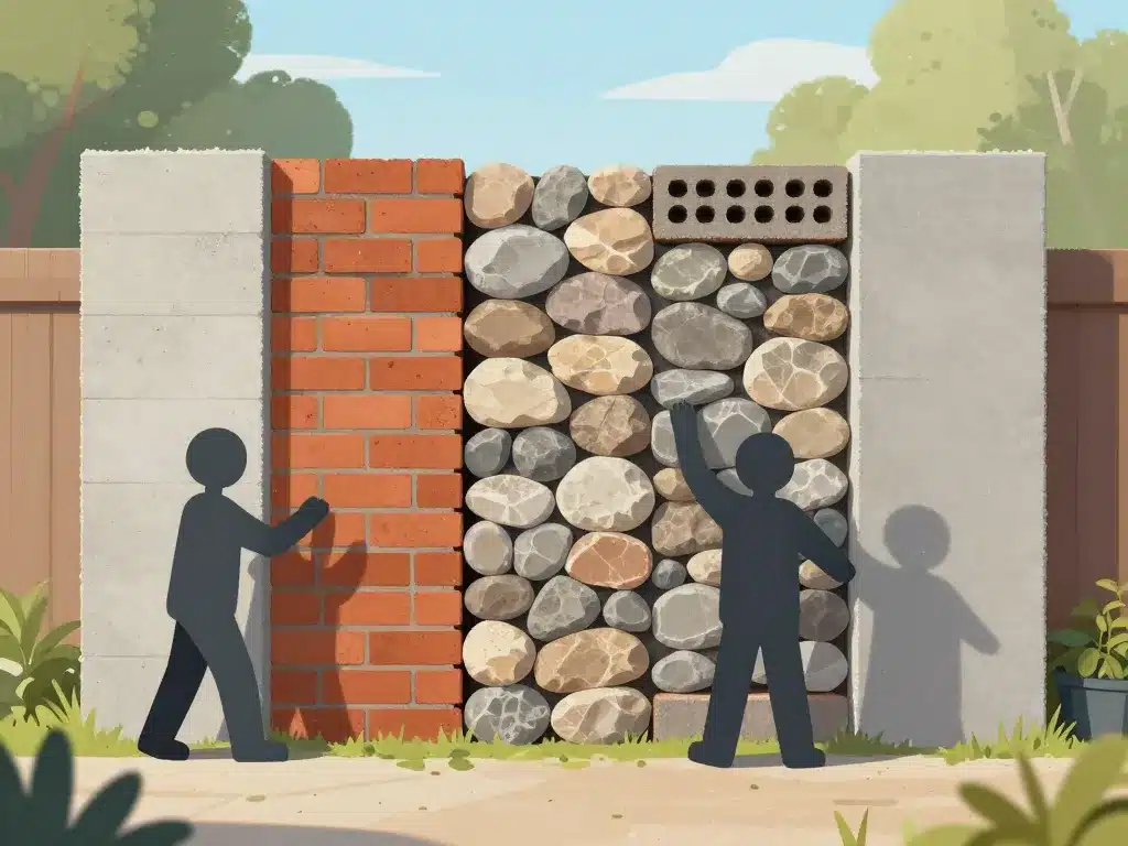 Matériaux mur de séparation entre voisin non mitoyen et bonne entente