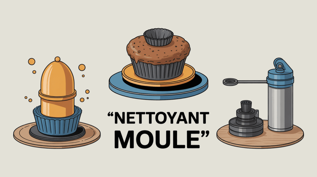 illustration nettoyant moule cuisine mur industrie
