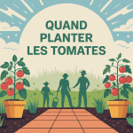 quand planter les tomates illustration potager printemps