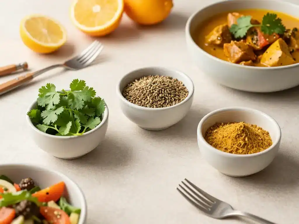 Coriandre fraîche graines poudre cuisine