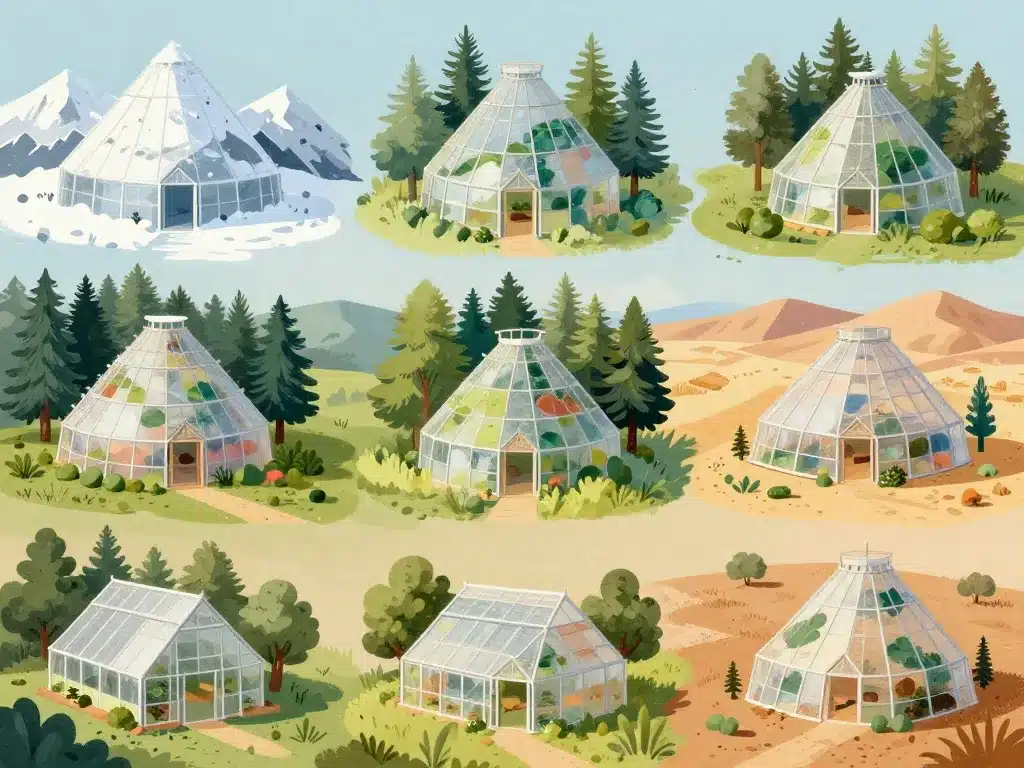 walipini plans serre enterrée selon climat et sol