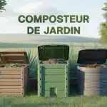Composteur jardin bois plastique poterie