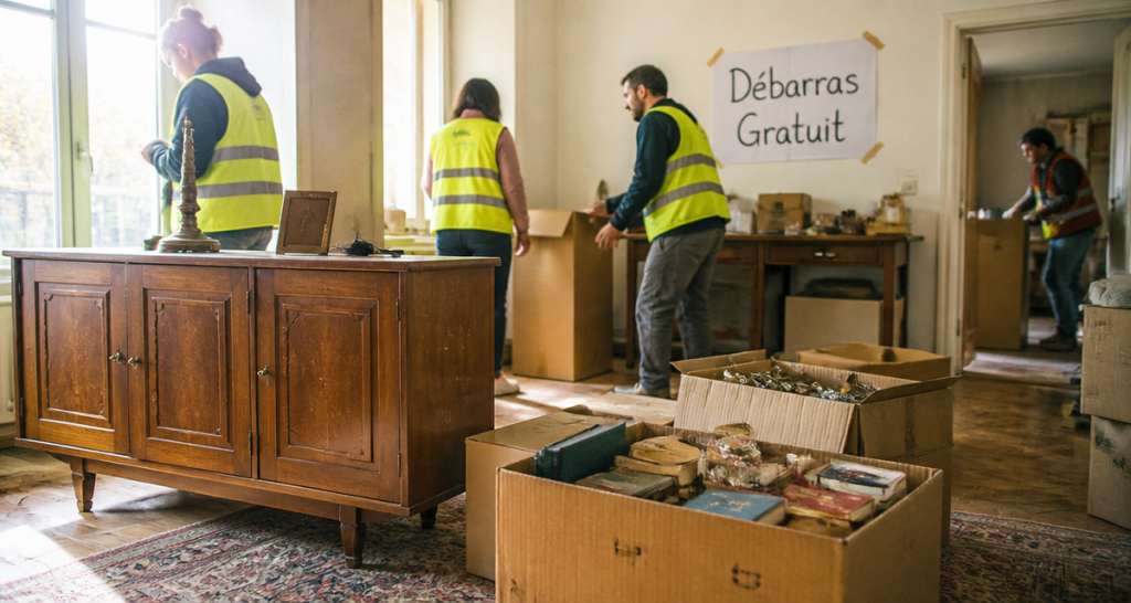 Débarras gratuit de maison : les 3 conditions pour ne rien payer