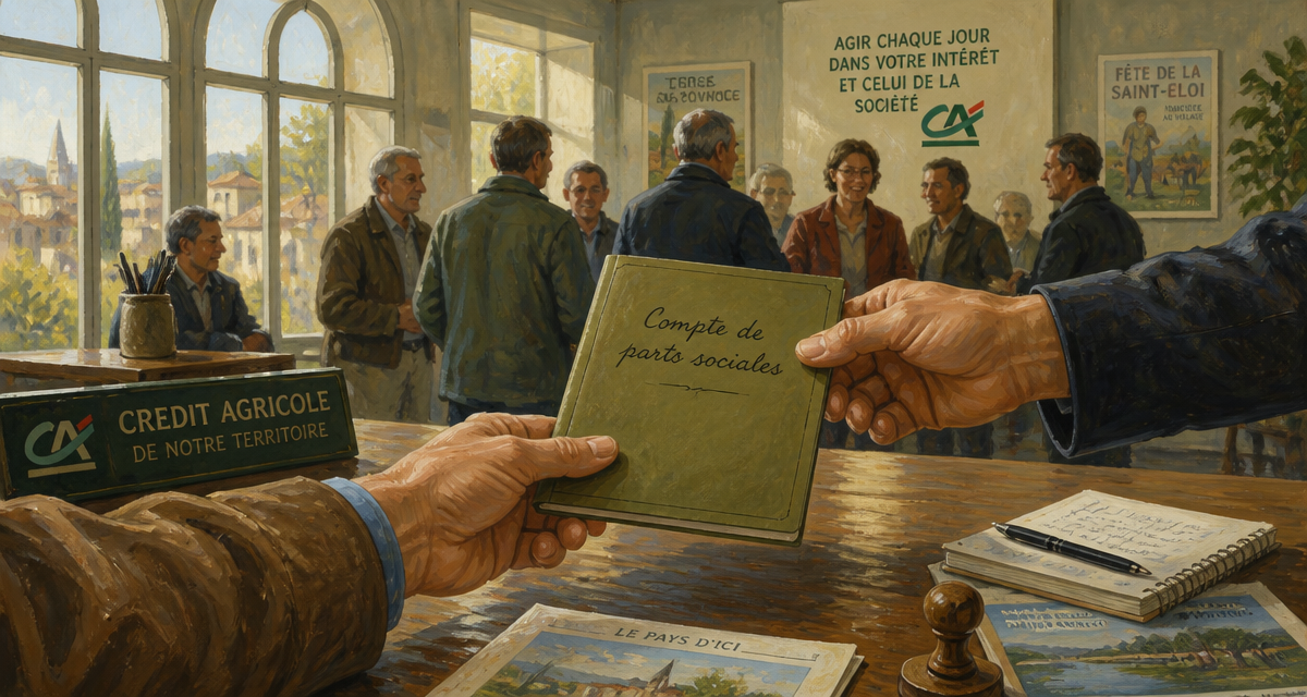 compte part sociales carnet échange sociétaires