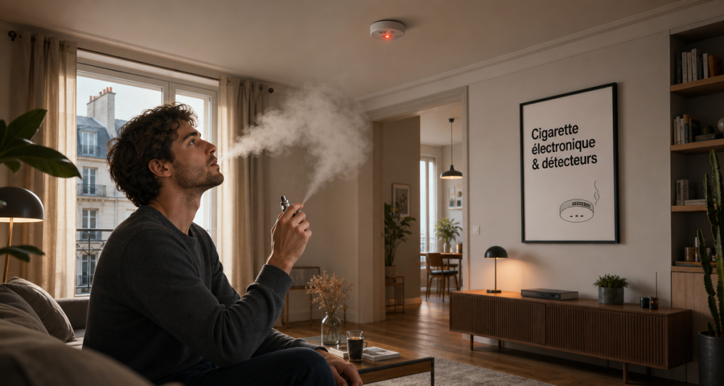 La cigarette électronique peut-elle déclencher un détecteur de fumée ?
