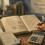 micro entrepreneur ou auto entrepreneur écriture livre recettes