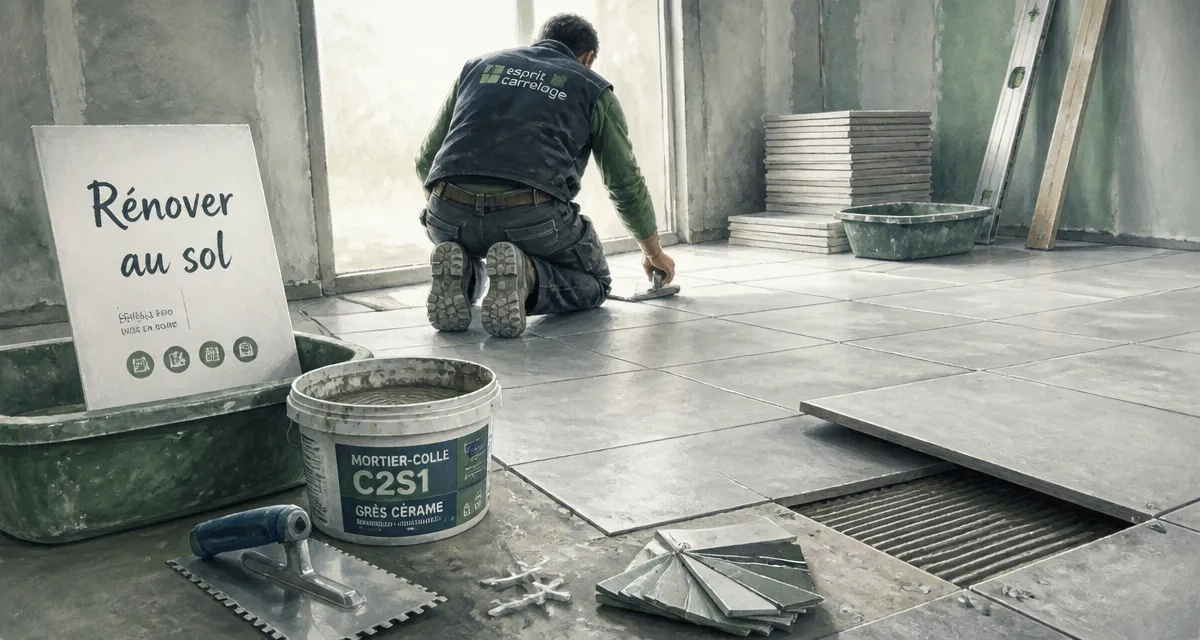 Artisan pose du carrelage pour dalais-carreleur reussir sa renovation