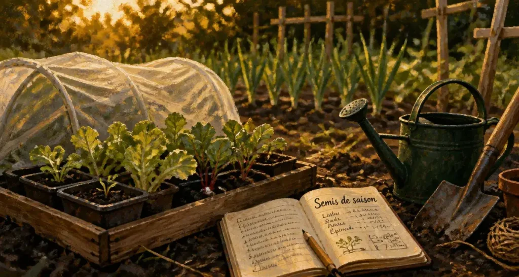 Que planter au jardin en ce moment : calendrier, semis et gestes de protection