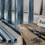 Railles pour placo R48 : rails galvanisés et montants