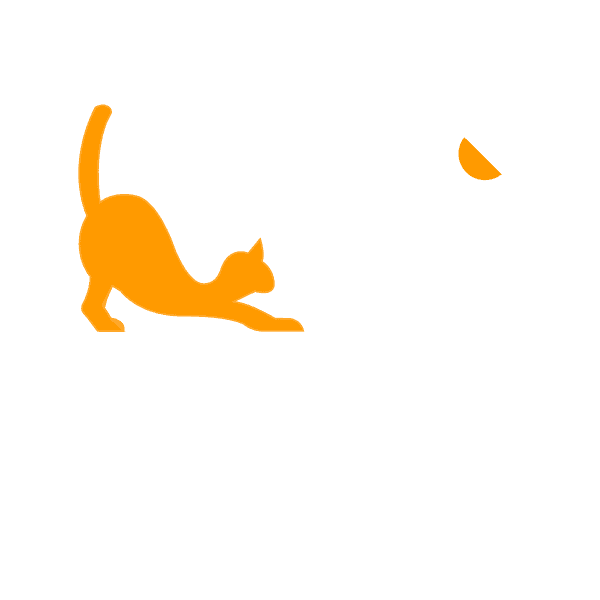 A cat relaxing on a sofa with a floor lamp beside it.