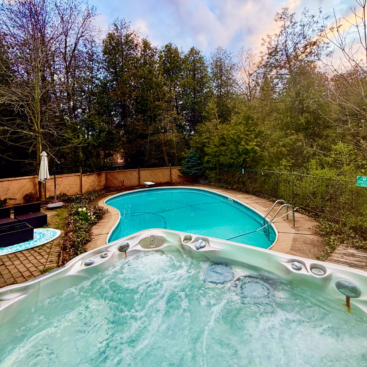 Pool and hot tub