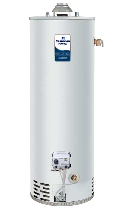 Bradford White water heater for residential hot water solutions. High efficiency and reliable performance.