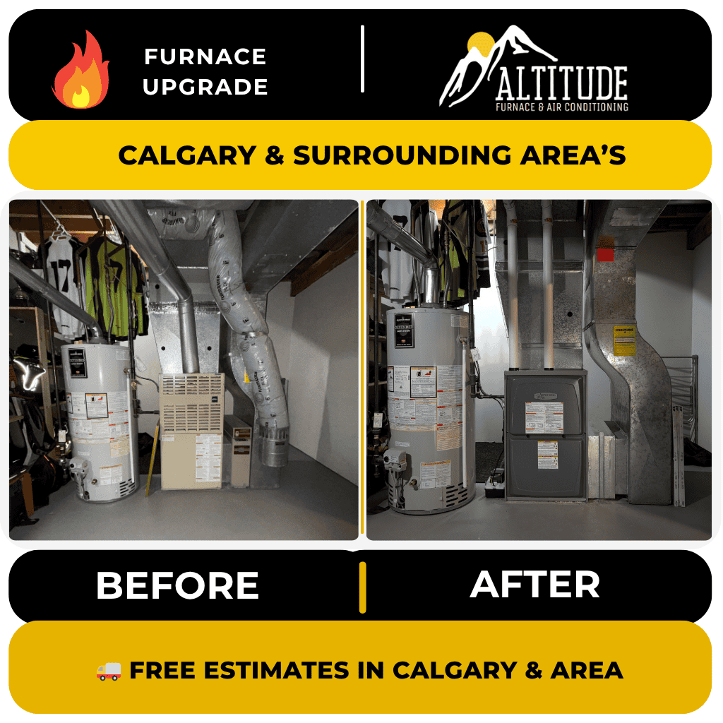 Furnace upgrade Calgary and surrounding areas, HVAC installation and repair, Air conditioning services, Heating system maintenance, Expert furnace and AC repair Calgary.