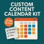 Custom Content Calendar Kit