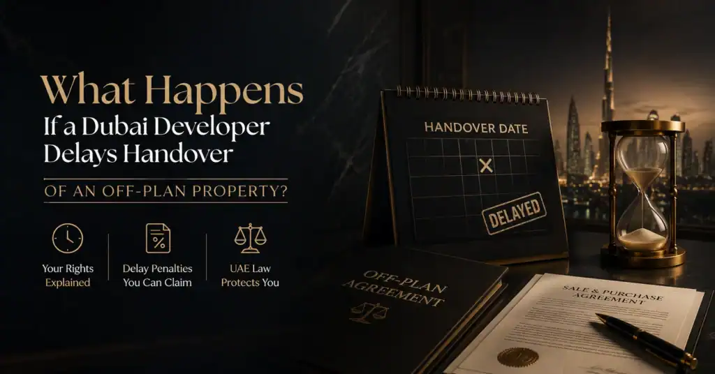 developer handover delay Dubai