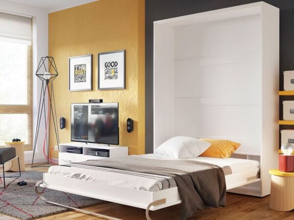 Cama vertical TANDOM I - Branco Brilhante