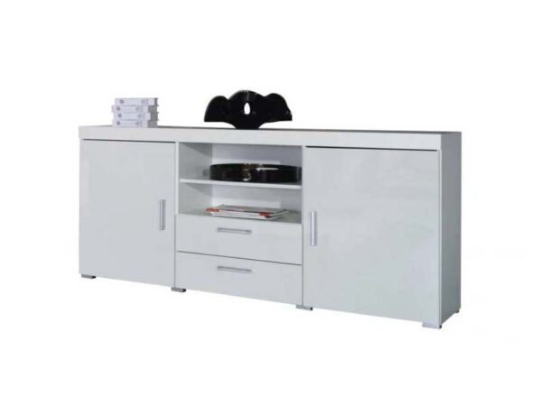 Aparador AMELIA - Branco Brilhante 164cm