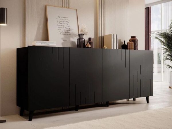 Aparador BARS - Preto 200cm