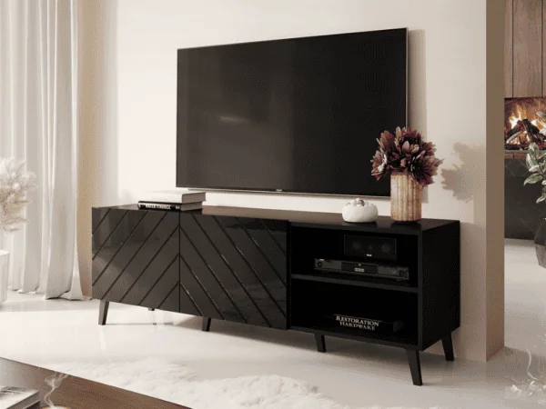 Móvel TV Ascra 150cm - Preto