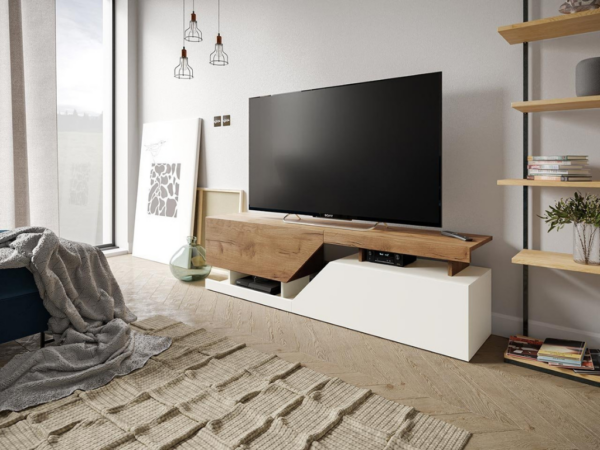 Móvel TV ATENAS - Branco, 160cm