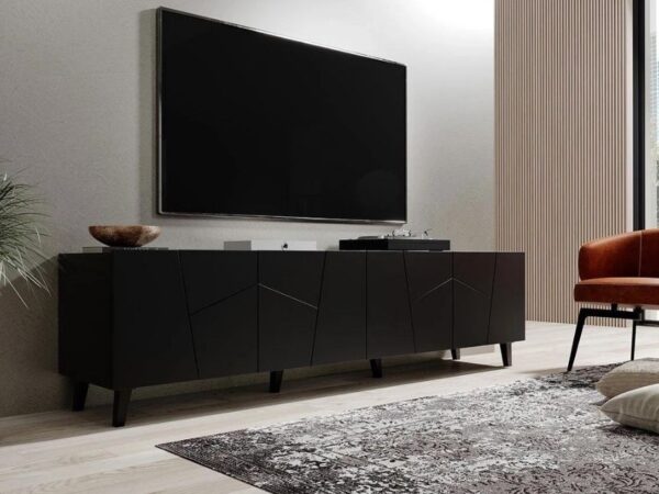 Móvel TV EdeN 200cm - preto