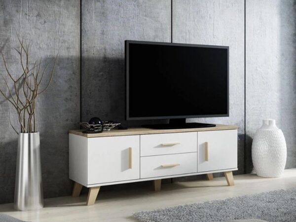 Móvel TV JACKIE 140cm - branco