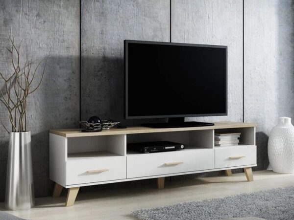 Móvel TV JACKIE 180cm - branco