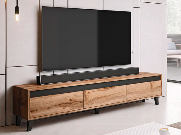 Móvel TV LISBOA 185cm - wotan/antracite