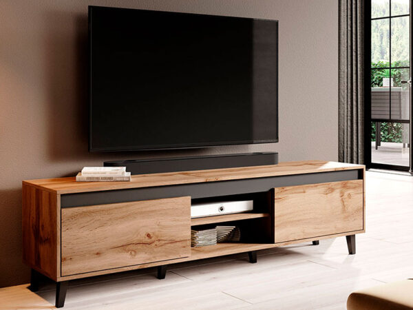 Móvel TV LISBOA 170cm - wotan/antracite