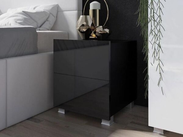 Mesa de Cabeceira BRALINI 40 cm - preto
