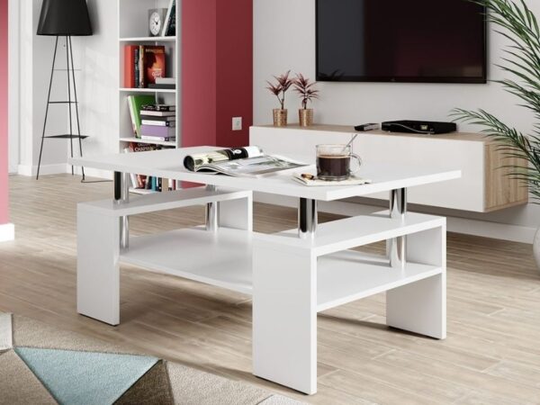 Mesa de Centro CUBO - branco