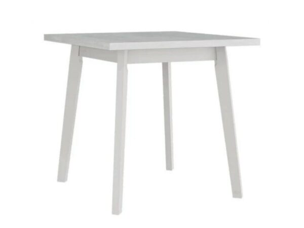 Mesa de jantar CHRIS 1 - branco, extensível 80 a 110cm