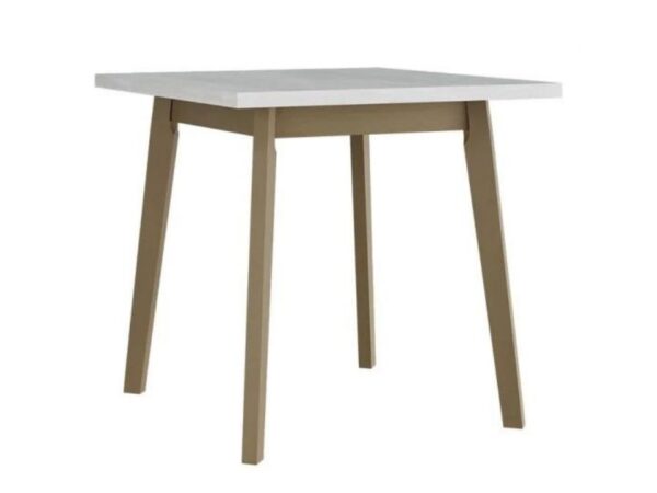 Mesa de jantar CHRIS 1 - branco/sonoma, extensível 80 a 110cm