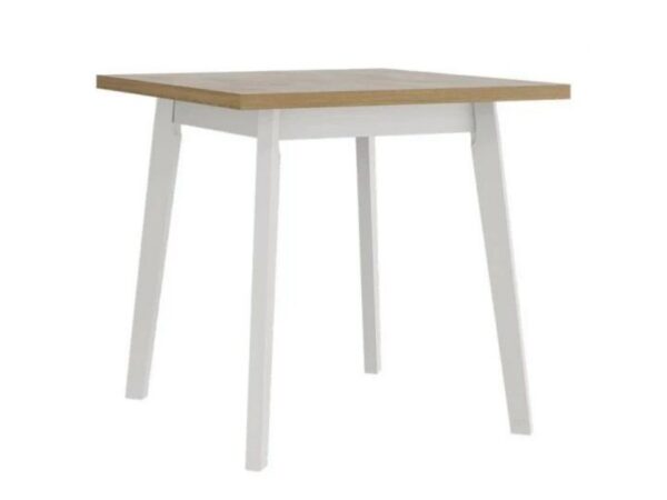 Mesa de jantar CHRIS 1 - sonoma/branco, extensível 80 a 110cm