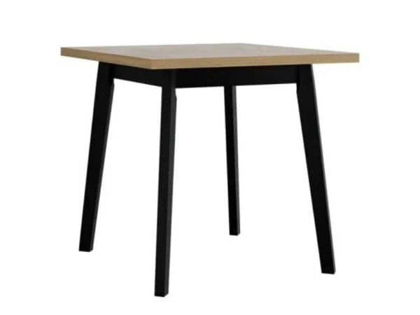 Mesa de jantar CHRIS 1 - sonoma/preto, extensível 80 a 110cm