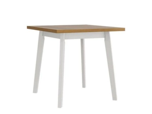 Mesa quadrada CHRIS 2 - grandson/branco, 80x80cm