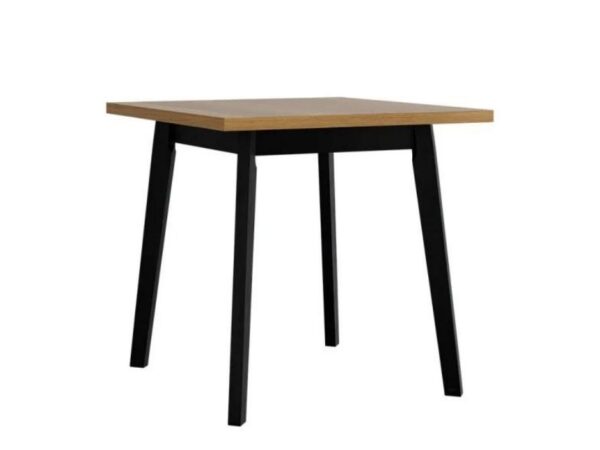 Mesa quadrada CHRIS 2 - grandson/preto, 80x80cm