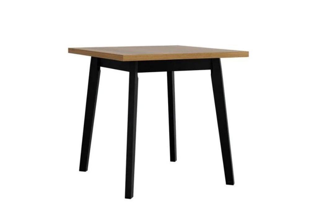 Mesa quadrada CHRIS 2 - grandson/preto, 80x80cm