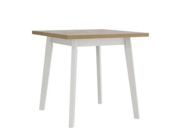Mesa quadrada CHRIS 2 - sonoma/branco, 80x80cm
