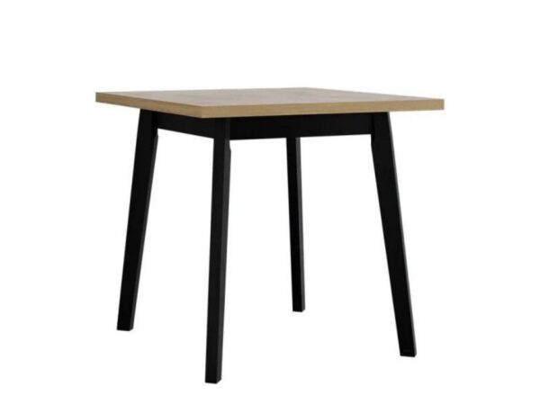Mesa quadrada CHRIS 2 - sonoma/preto, 80x80cm